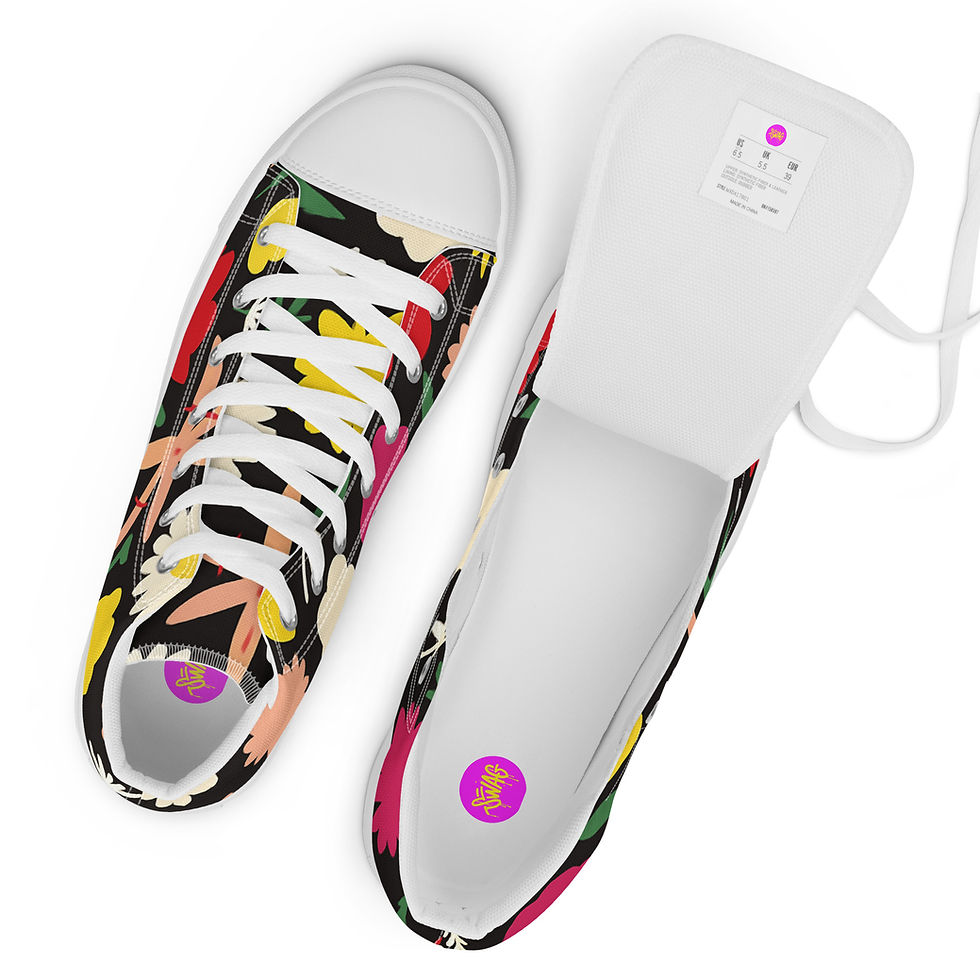 Miniaturebillede: Women’s High Top Canvas Shoes 