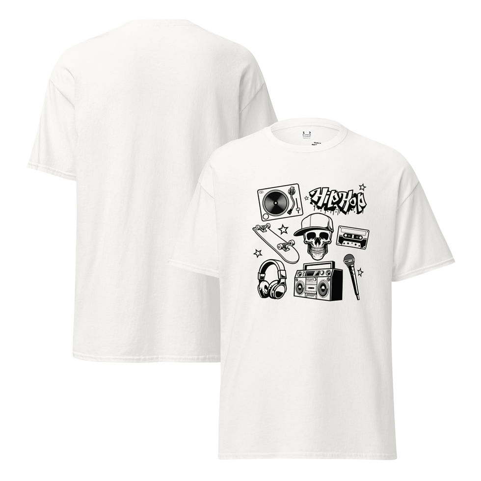 Küçük resim: Unisex 100% White Cotton Tee