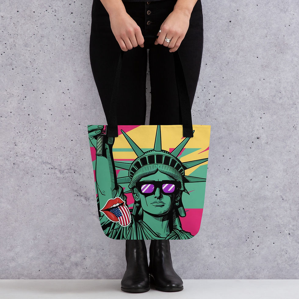 Miniatura: Reusable Tote Shopping Bag American Pride