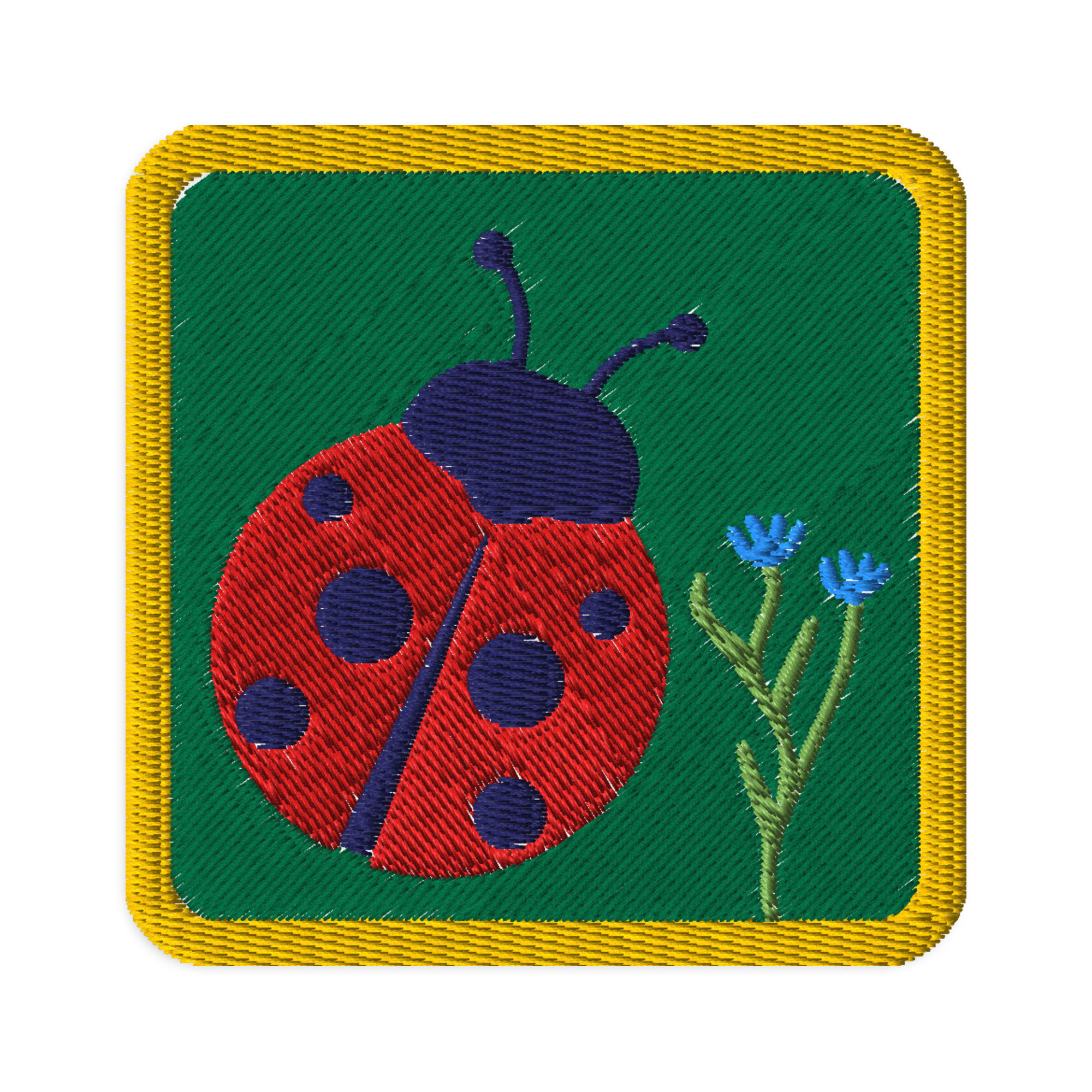 Custom Ladybird Embroidered Patch