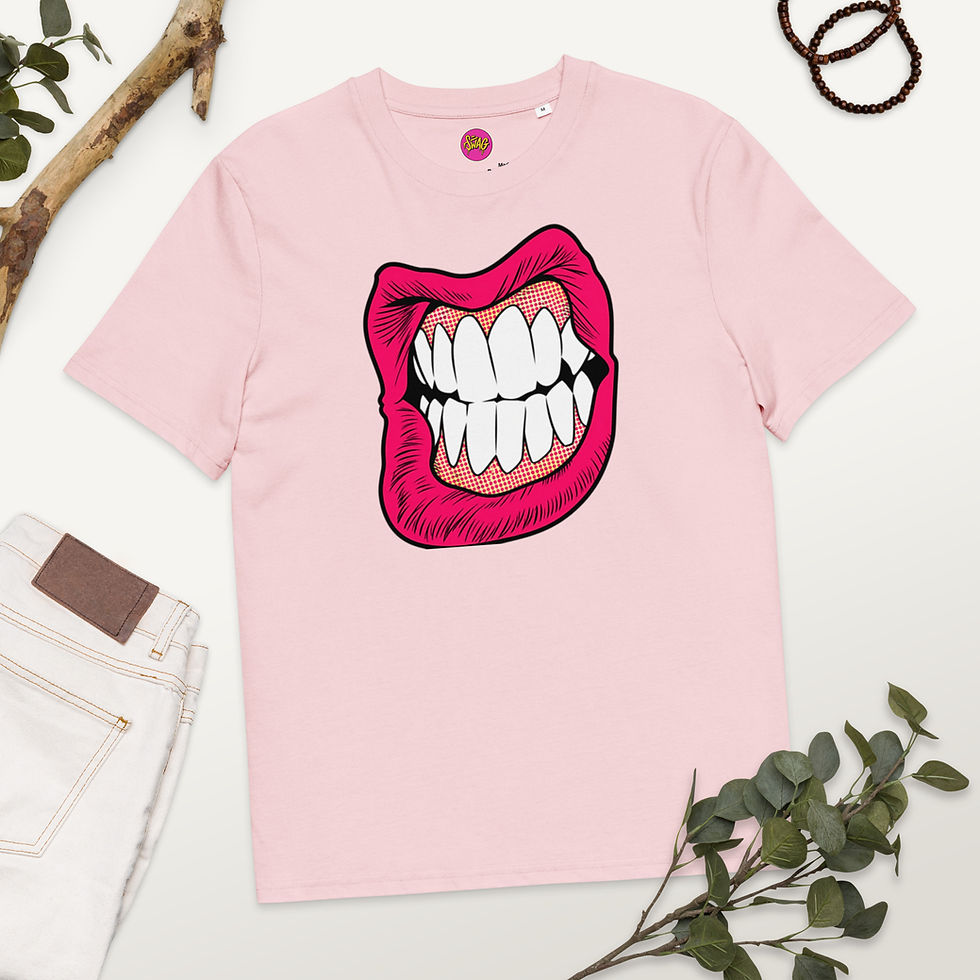 Miniatyrbilde: Women's Grind Organic Pink Cotton T-Shirt