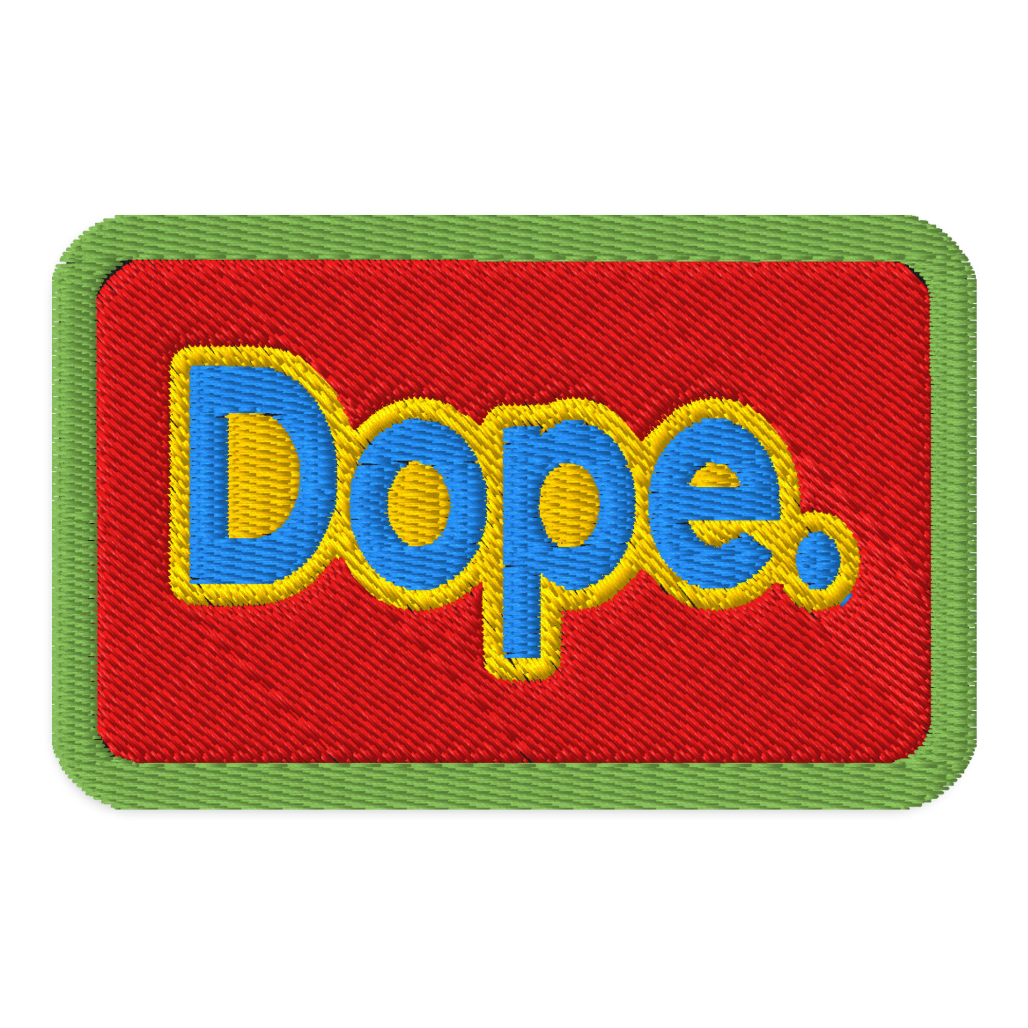Custom Multi Dope Embroidered Patch