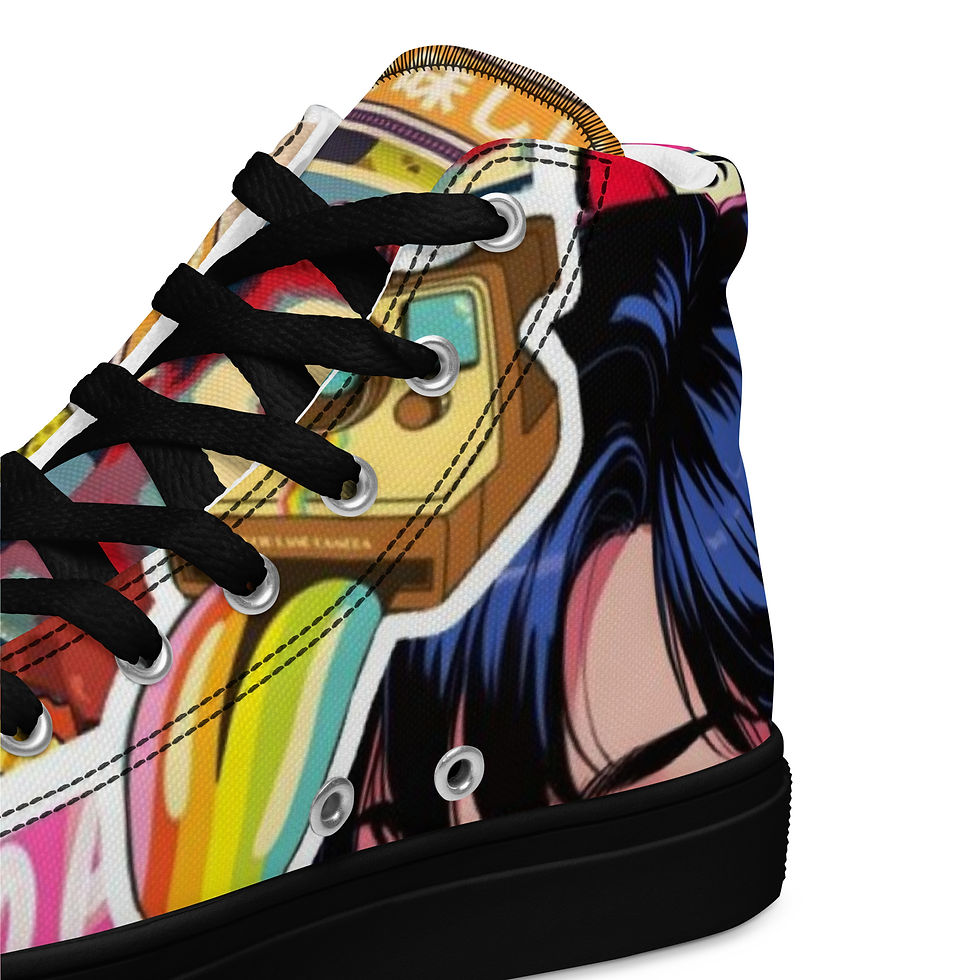 Miniatura: Women’s High Top Canvas Shoes