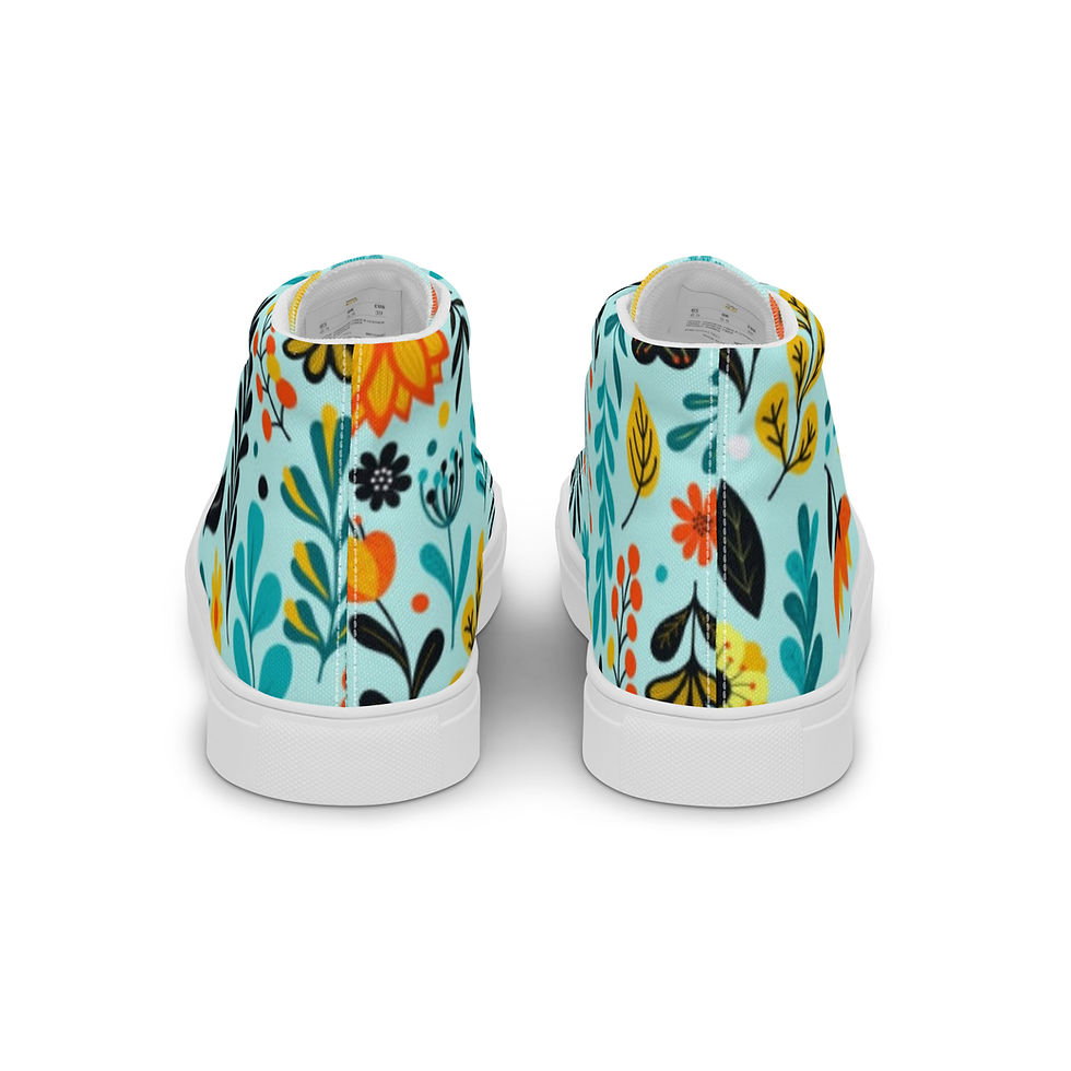 Thumbnail: Women’s High Top Canvas Shoes
