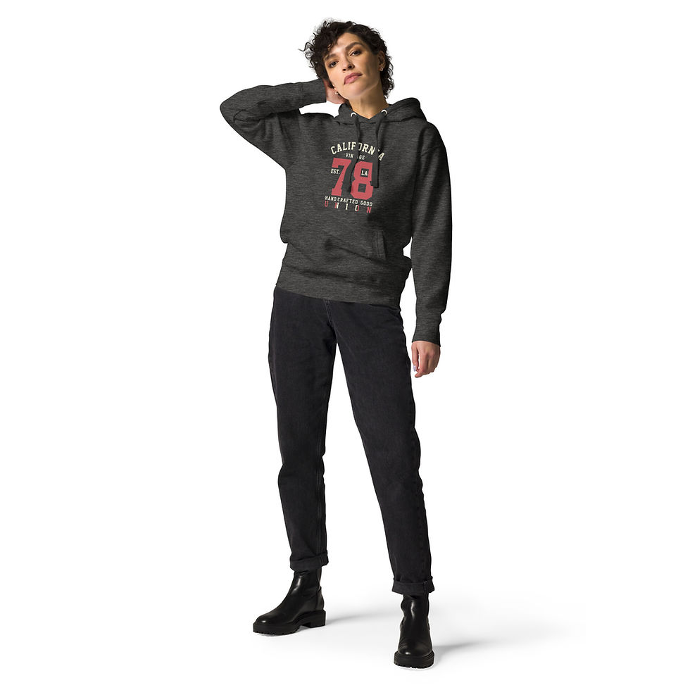 Thumbnail: Women's California 78 Grey Pullover Hoodie