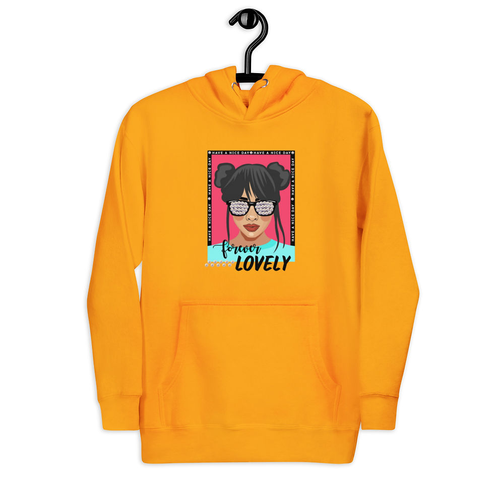Miniaturbild: Women's Forever Lovely Yellow Pullover Hoodie