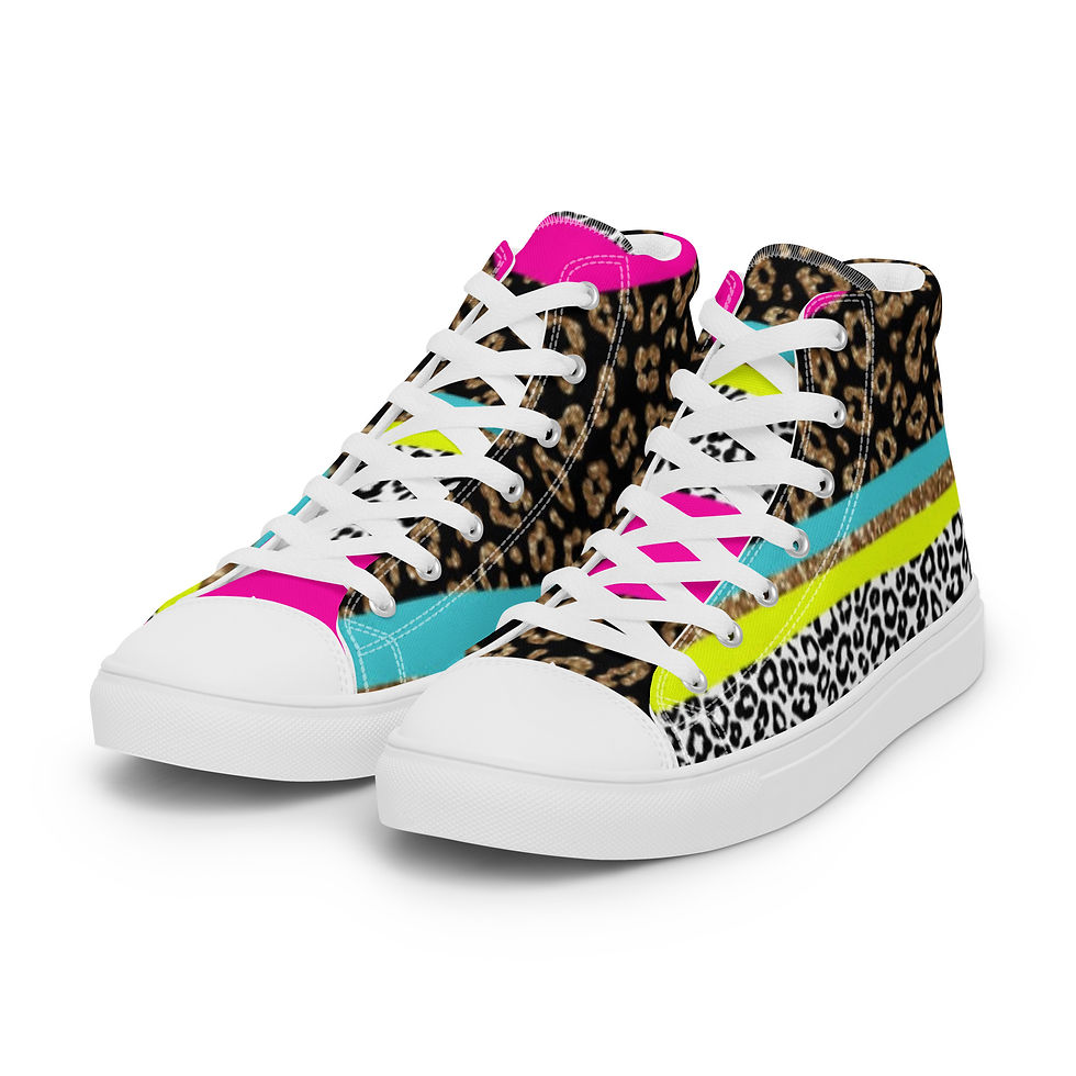 Thumbnail: Women’s High Top Canvas Shoes