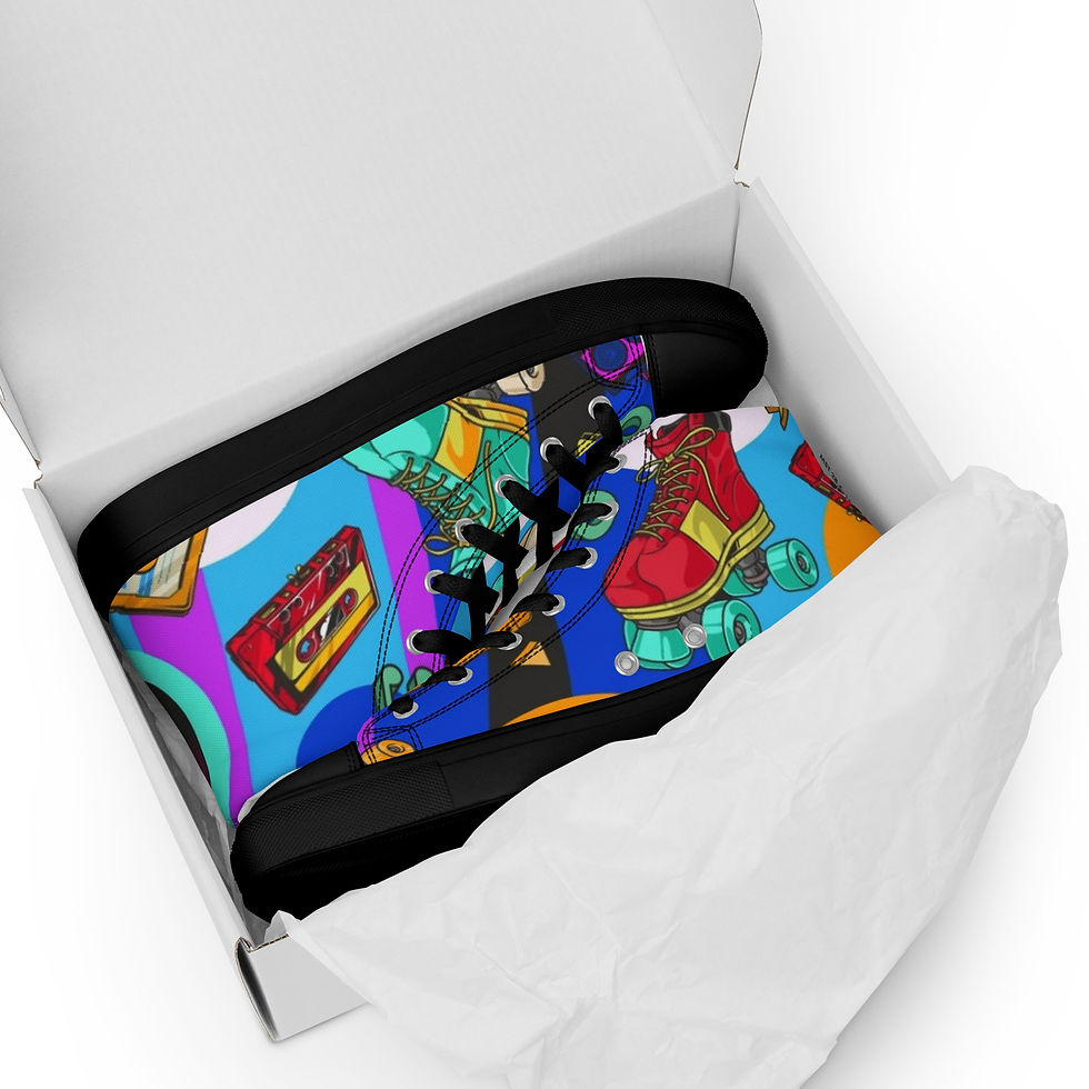 Thumbnail: Women’s High Top Canvas Shoes