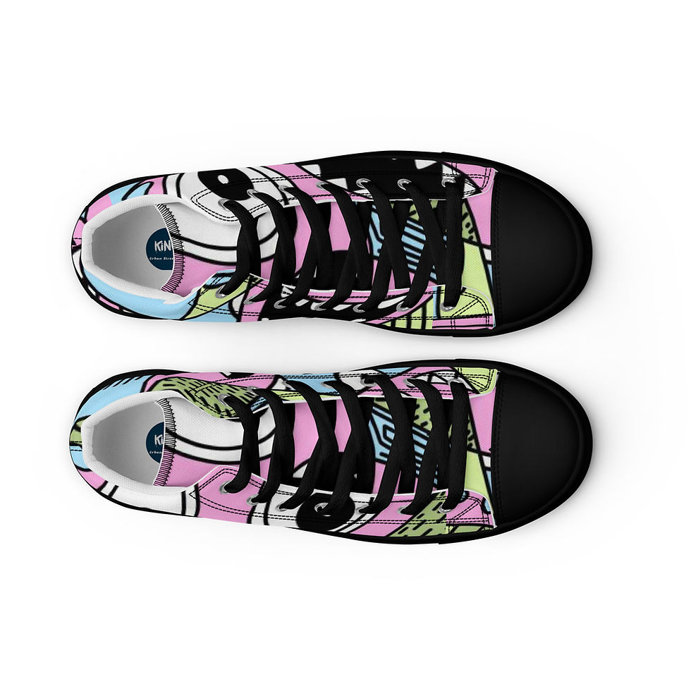 Thumbnail: Women’s High Top Canvas Shoes