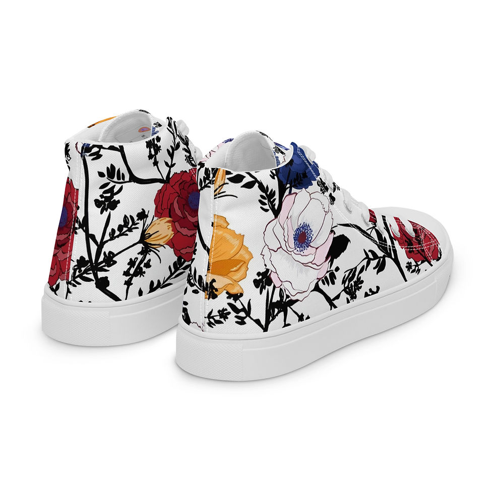 Thumbnail: Women’s High Top Canvas Shoes By Madison Grant