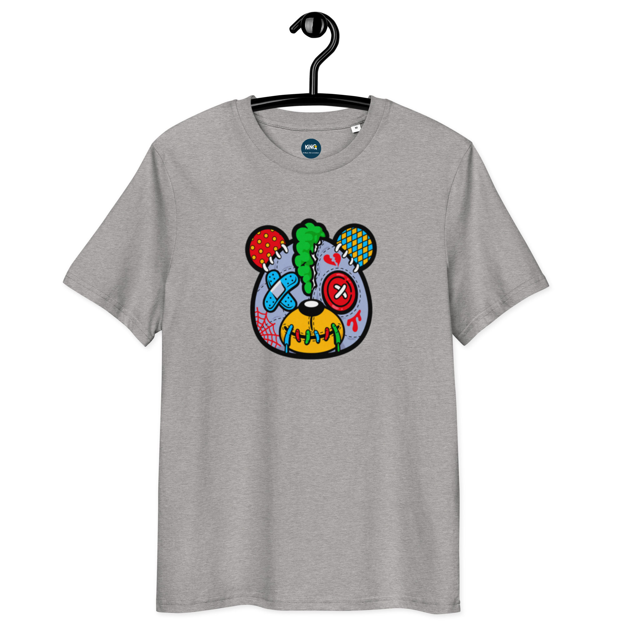 Men's Tommy Design Organic Cotton Grey T-Shirt