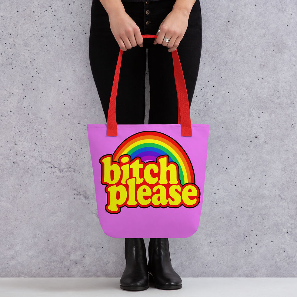 Thumbnail: Reusable Bitch Please Tote Shopping Bag