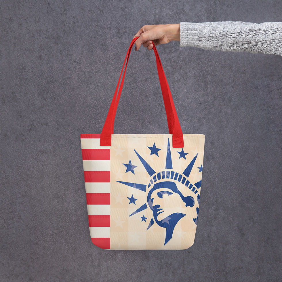 Miniatura: Reusable Stars And Stripes Tote Shopping Bag
