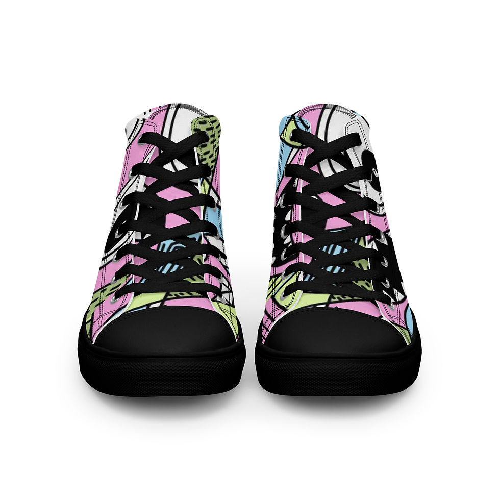 Thumbnail: Women’s High Top Canvas Shoes