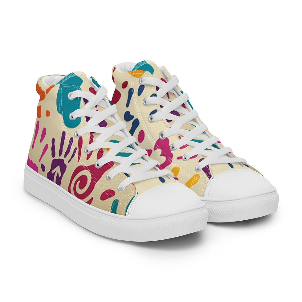 Thumbnail: Women’s High Top Canvas Shoes