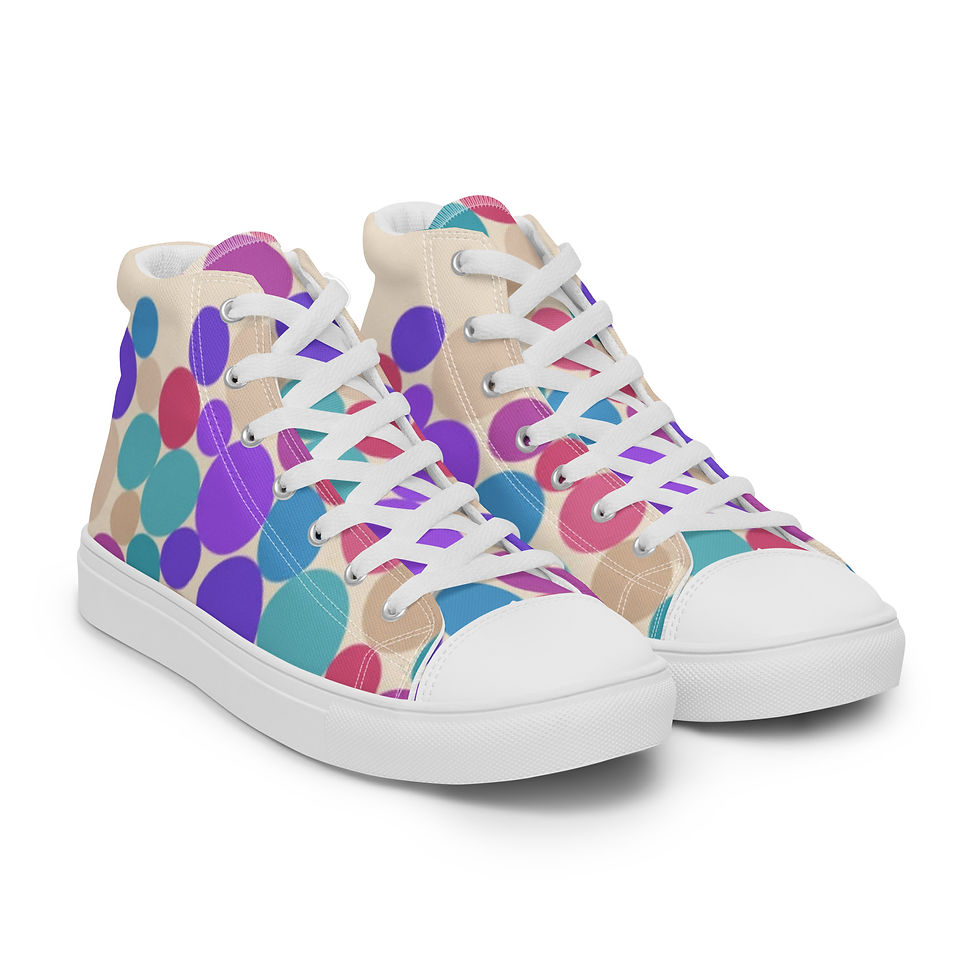 Thumbnail: Women’s High Top Canvas Shoes