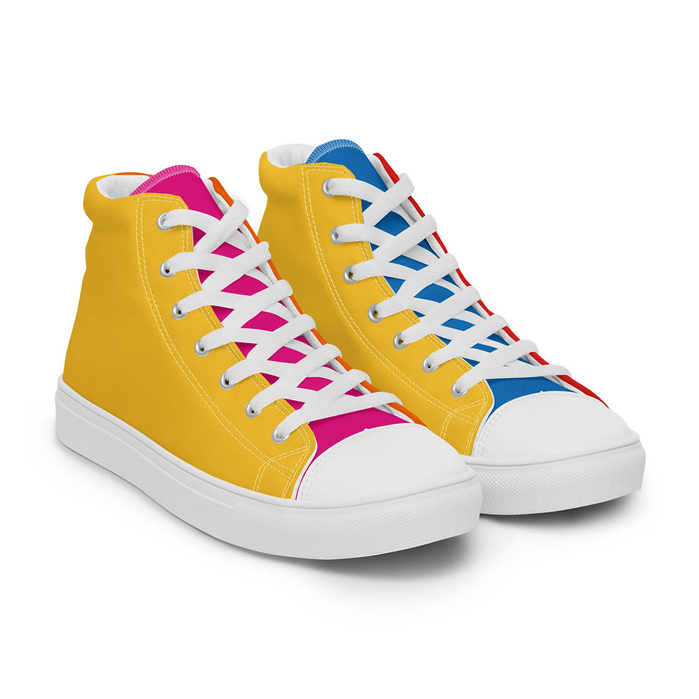 Thumbnail: Women’s High Top Canvas Shoes