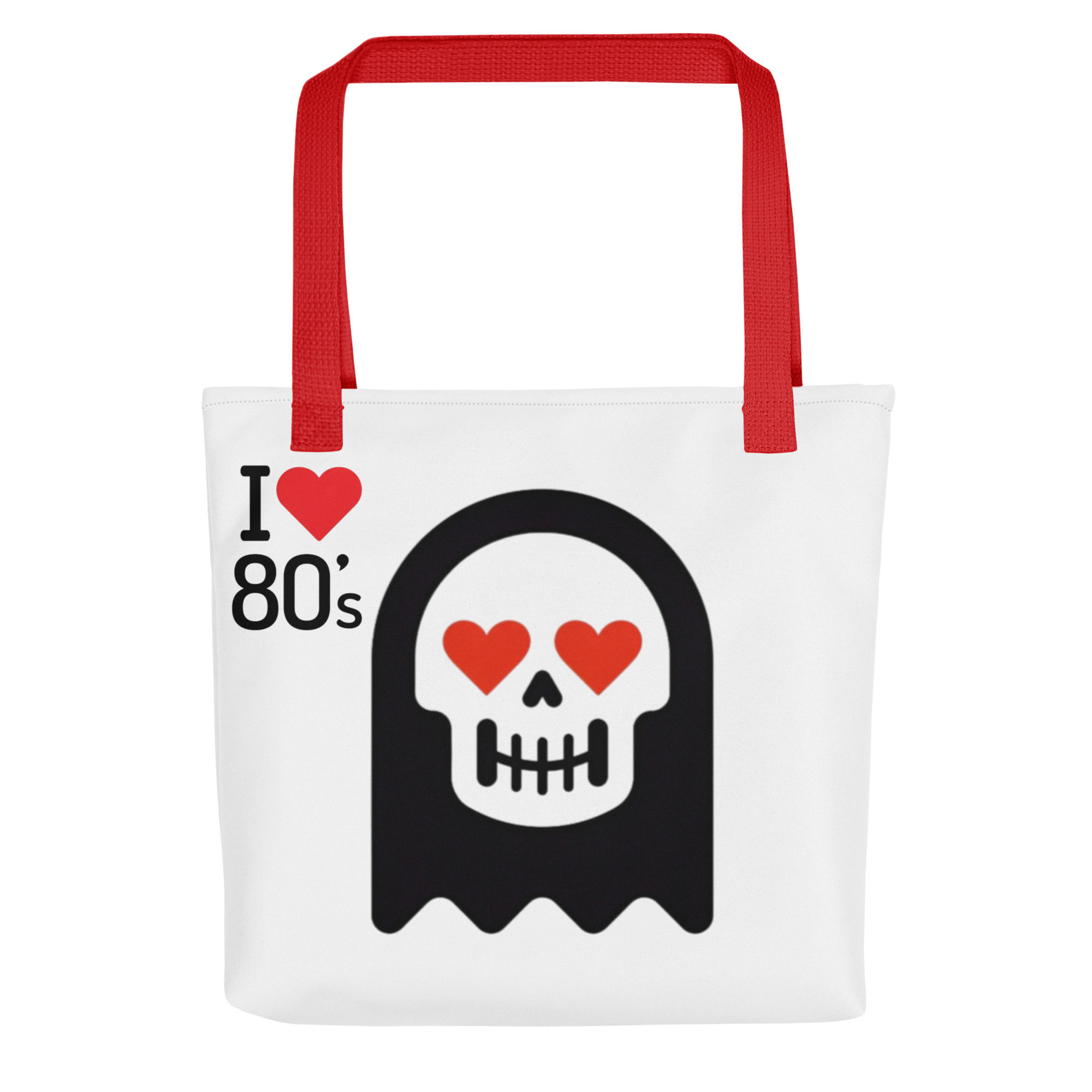 Reusable Tote Shopping Bag Love 80s