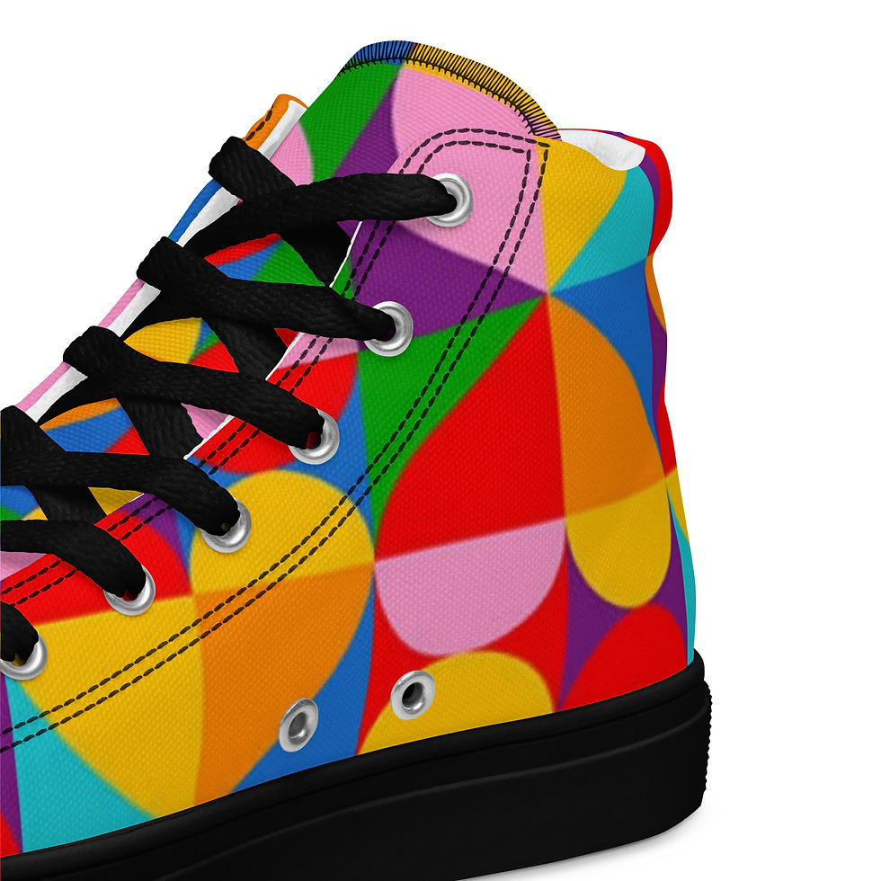 Thumbnail: Women’s High Top Canvas Shoes
