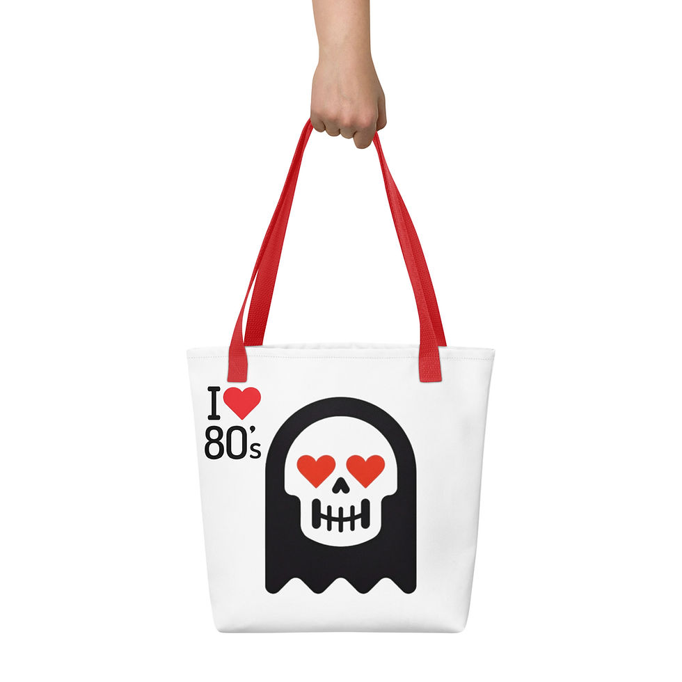 תמונה ממוזערת: Reusable Tote Shopping Bag Love 80s