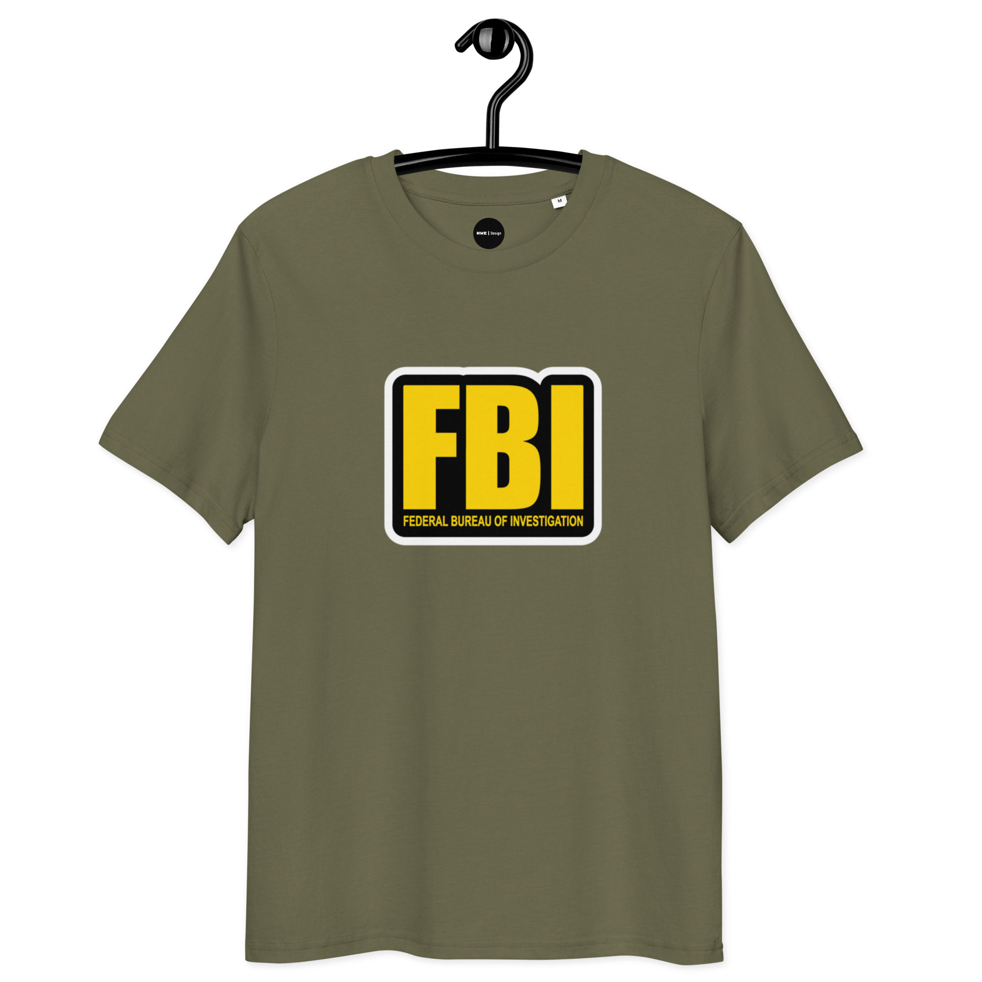 Men's FBI Forest Green Organic Cotton T-Shirt