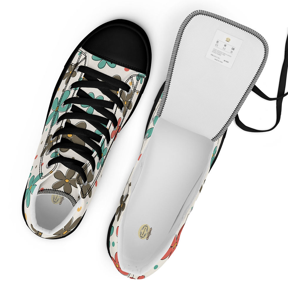 Thumbnail: Women’s High Top Canvas Shoes By Madison Grant
