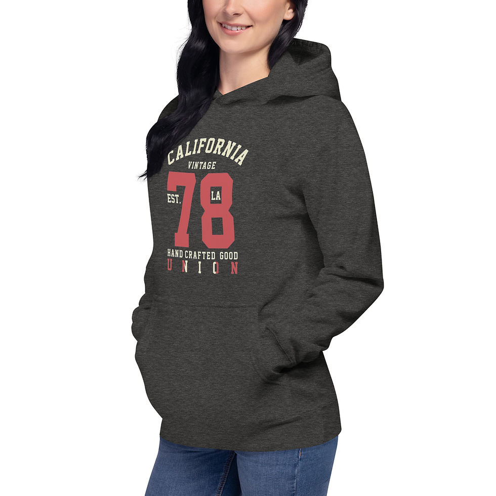 Thumbnail: Women's California 78 Grey Pullover Hoodie