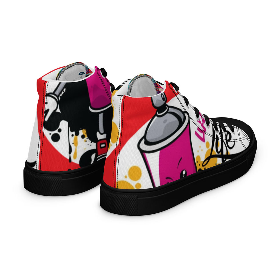 Thumbnail: Men’s Urban High Top Canvas Shoes