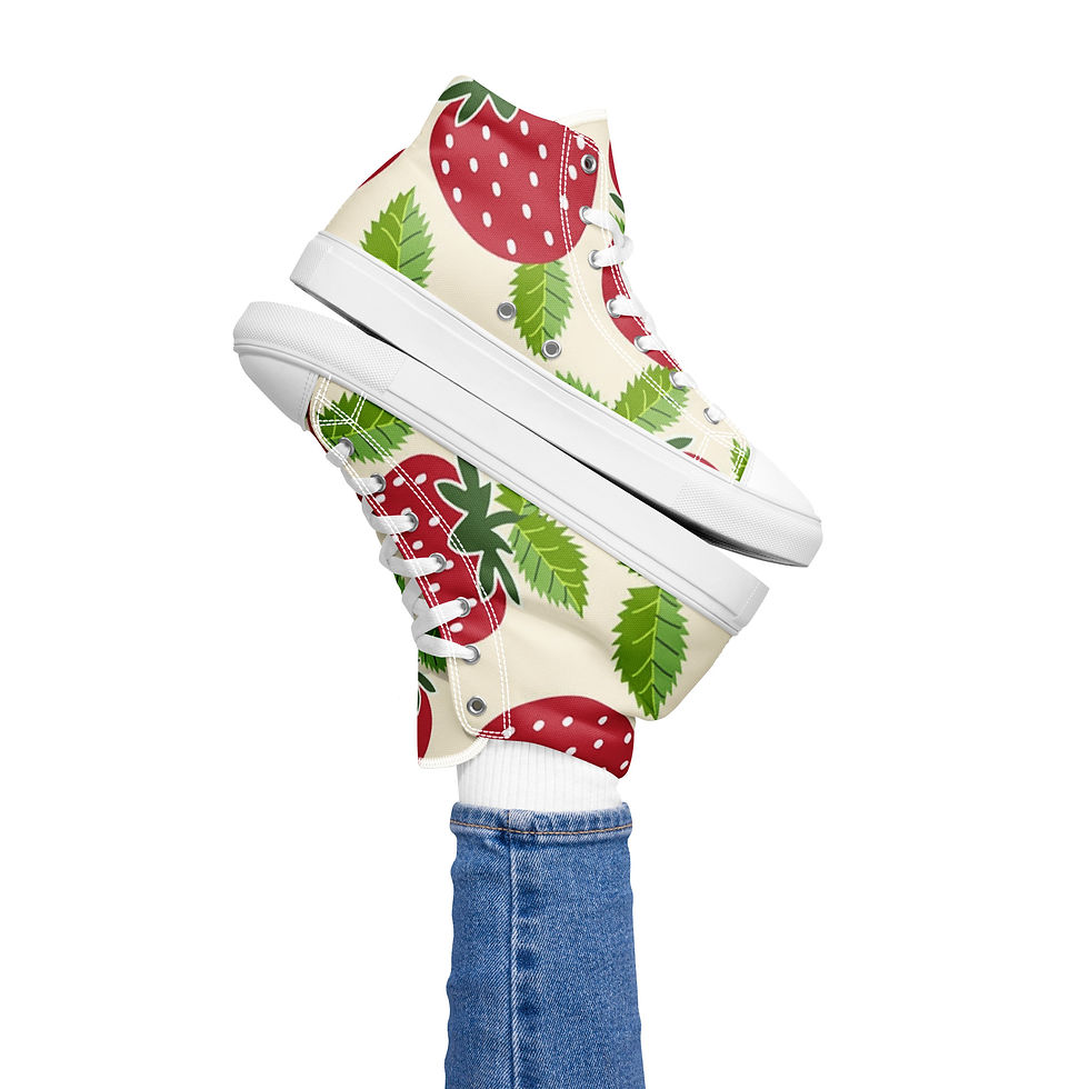 Thumbnail: Women’s High Top Canvas Shoes