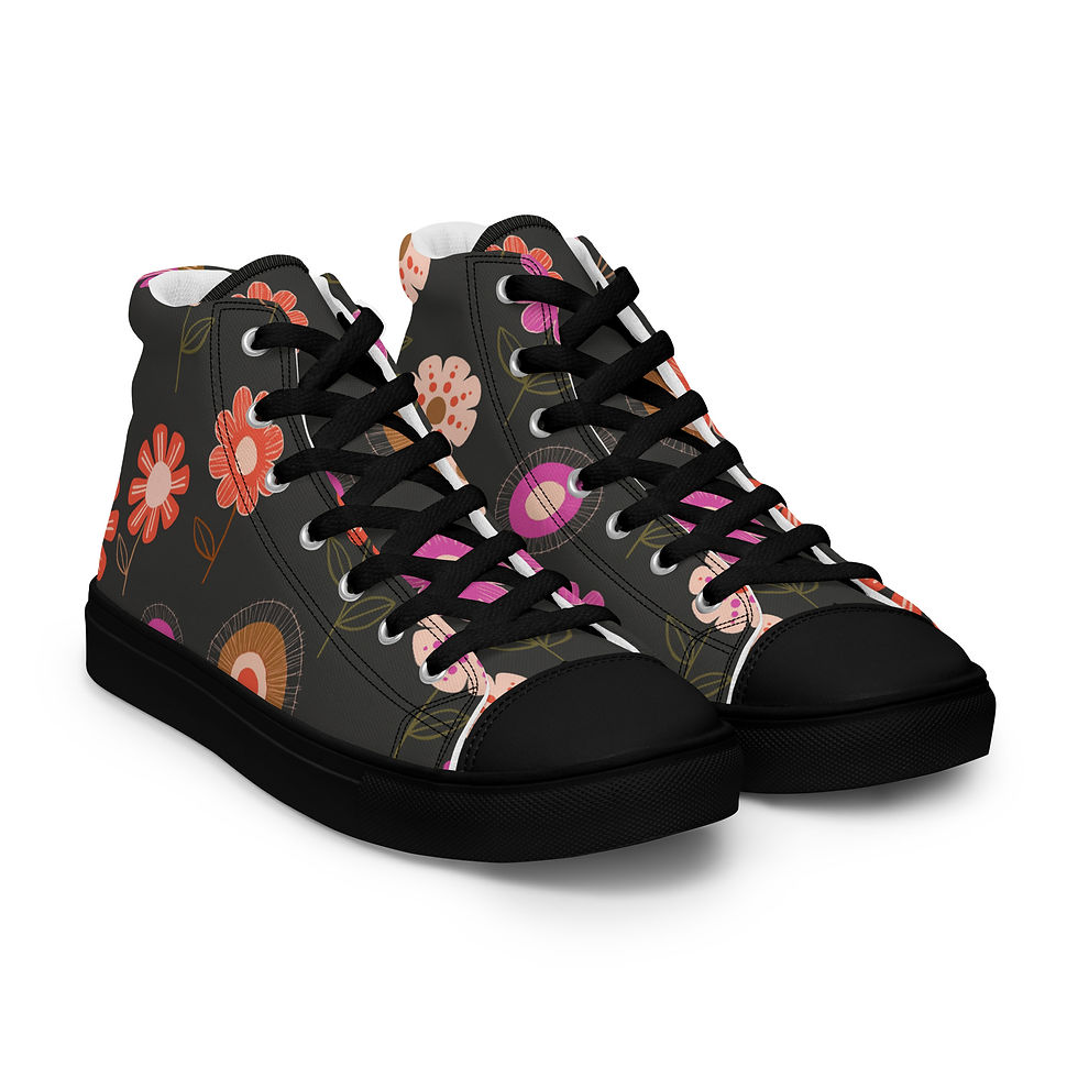 ภาพขนาดย่อ: Women’s High Top Canvas Shoes