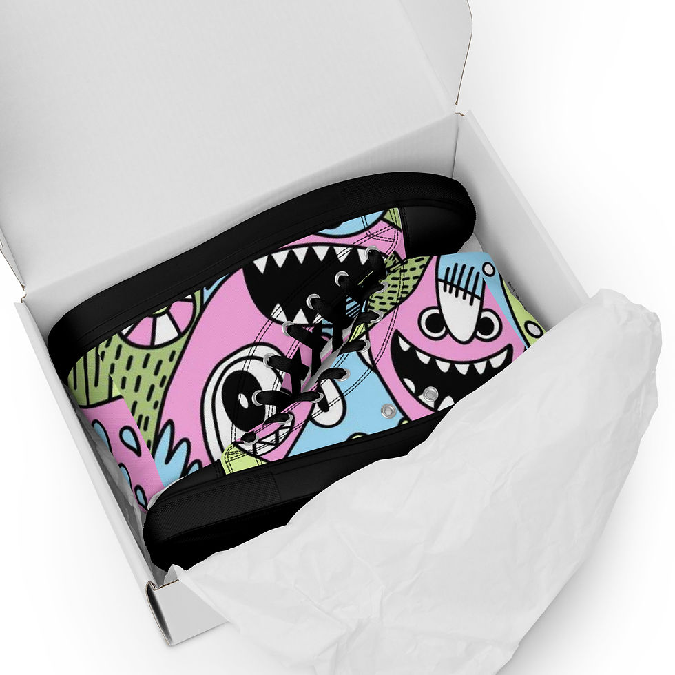 Thumbnail: Women’s High Top Canvas Shoes