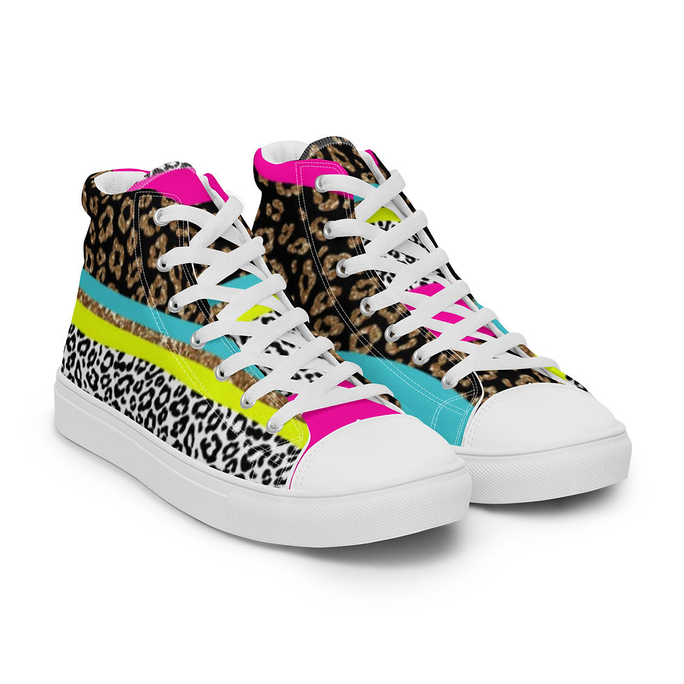 Thumbnail: Women’s High Top Canvas Shoes