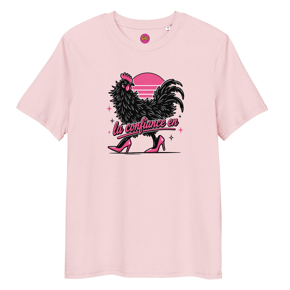 Thumbnail: Women's Confident Always Pink Organic Cotton T-Shirt
