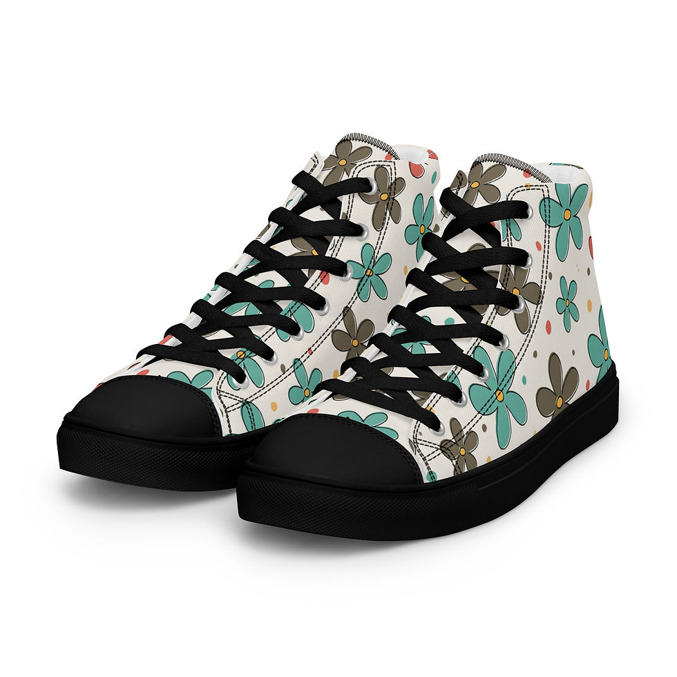 Thumbnail: Women’s High Top Canvas Shoes By Madison Grant