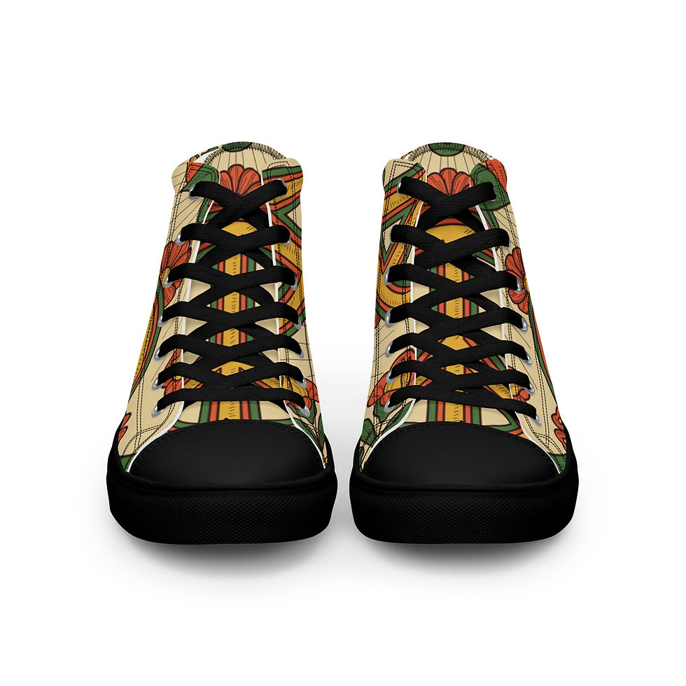 Thumbnail: Women’s High Top Canvas Shoes