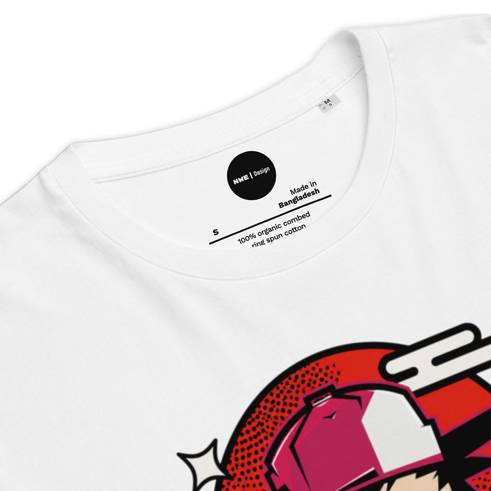 Thumbnail: Men's Japan White Organic Cotton T-Shirt