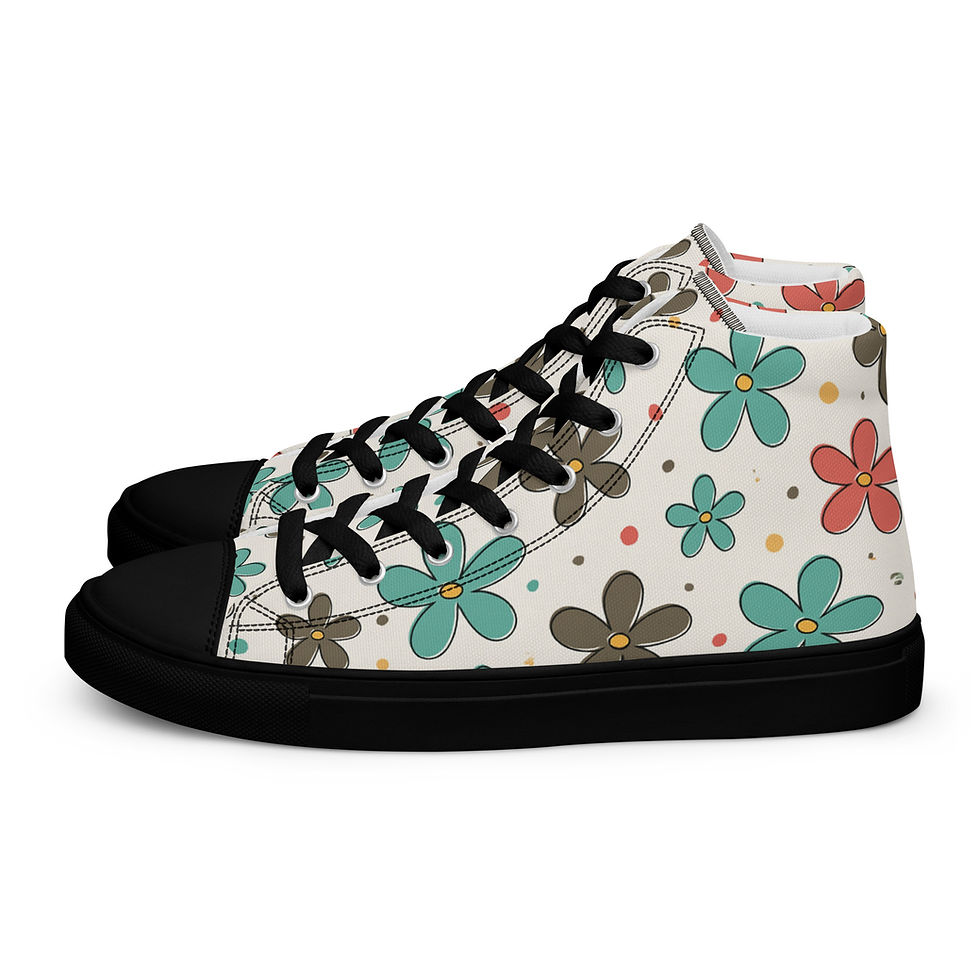 Miniaturbild: Women’s High Top Canvas Shoes By Madison Grant