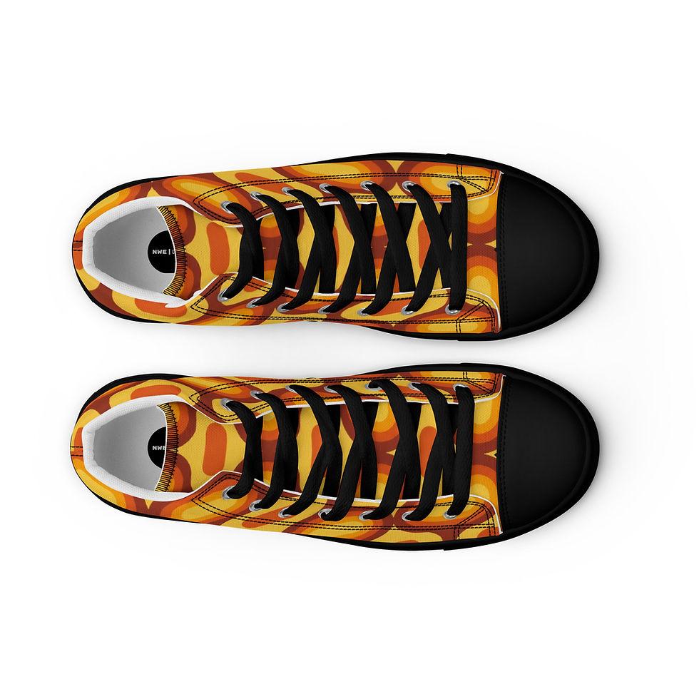 Thumbnail: Women’s High Top Canvas Shoes Black Soles