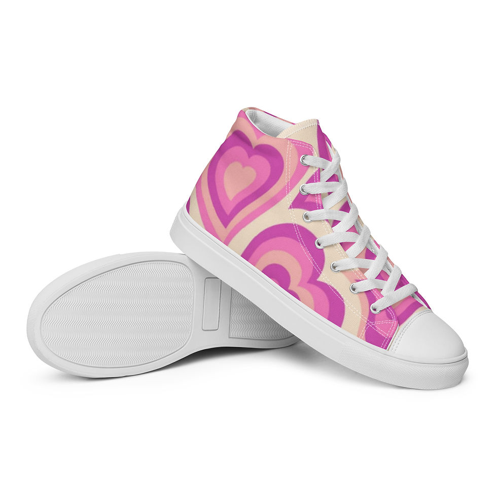 Thumbnail: Women’s High Top Canvas Shoes