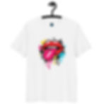 Women's Urban Lips White Organic Cotton T-Shirt