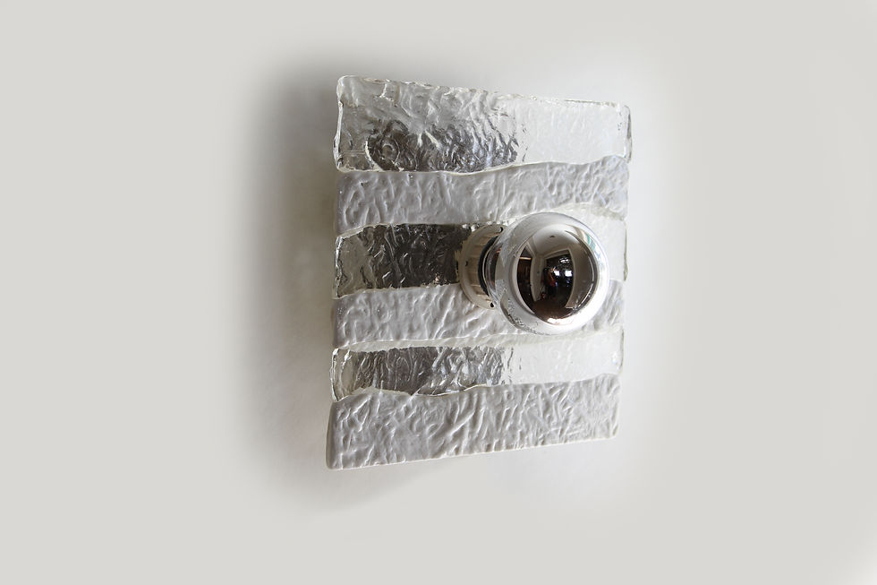 Thumbnail: 1960's Mazzega Striped Sconces (set of 4)