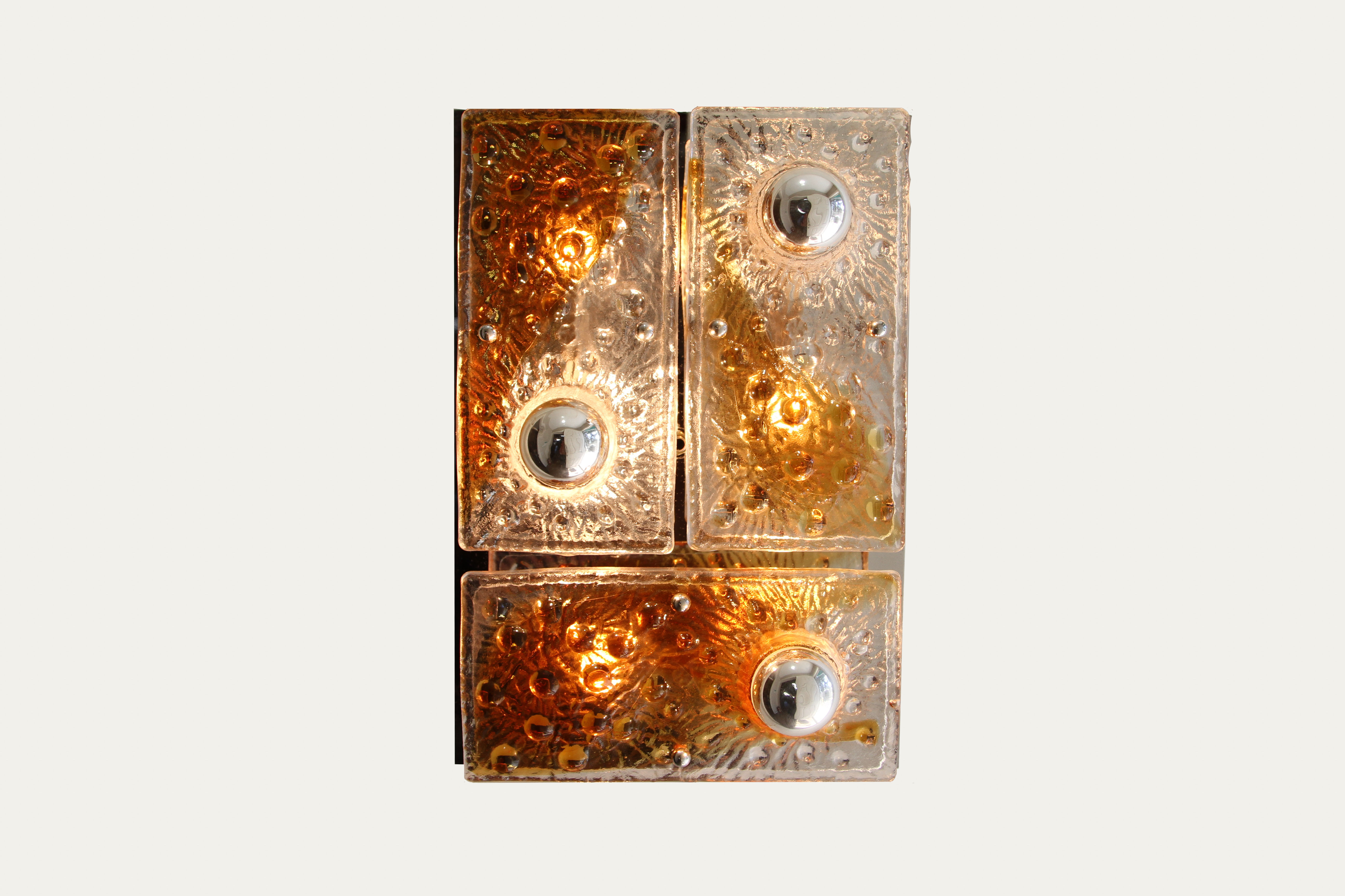 1960's  Mazzega Two-tone Sconce