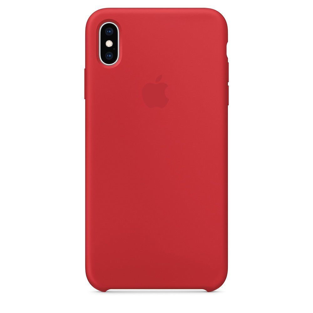 iPhone Xs Max Red Silicon Case