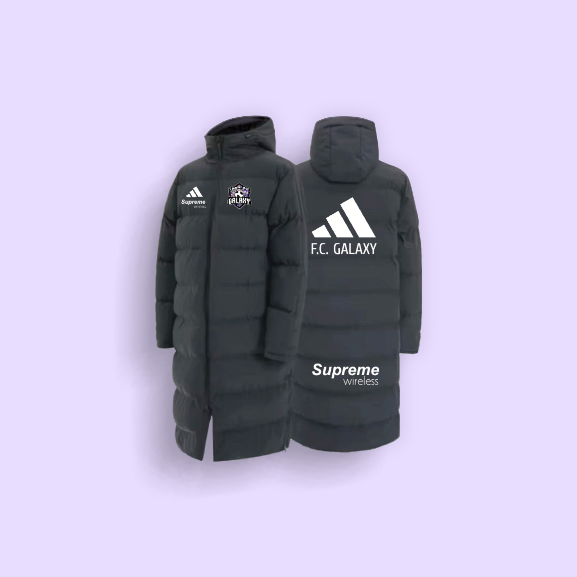 Combat Sports Winter Long Parka Adidas - Black