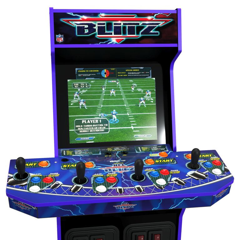 Thumbnail: Arcade1UP NFL Blitz Legends, Wi-Fi 1-4 Player, 3 Games in 1, Video Game Arcade w