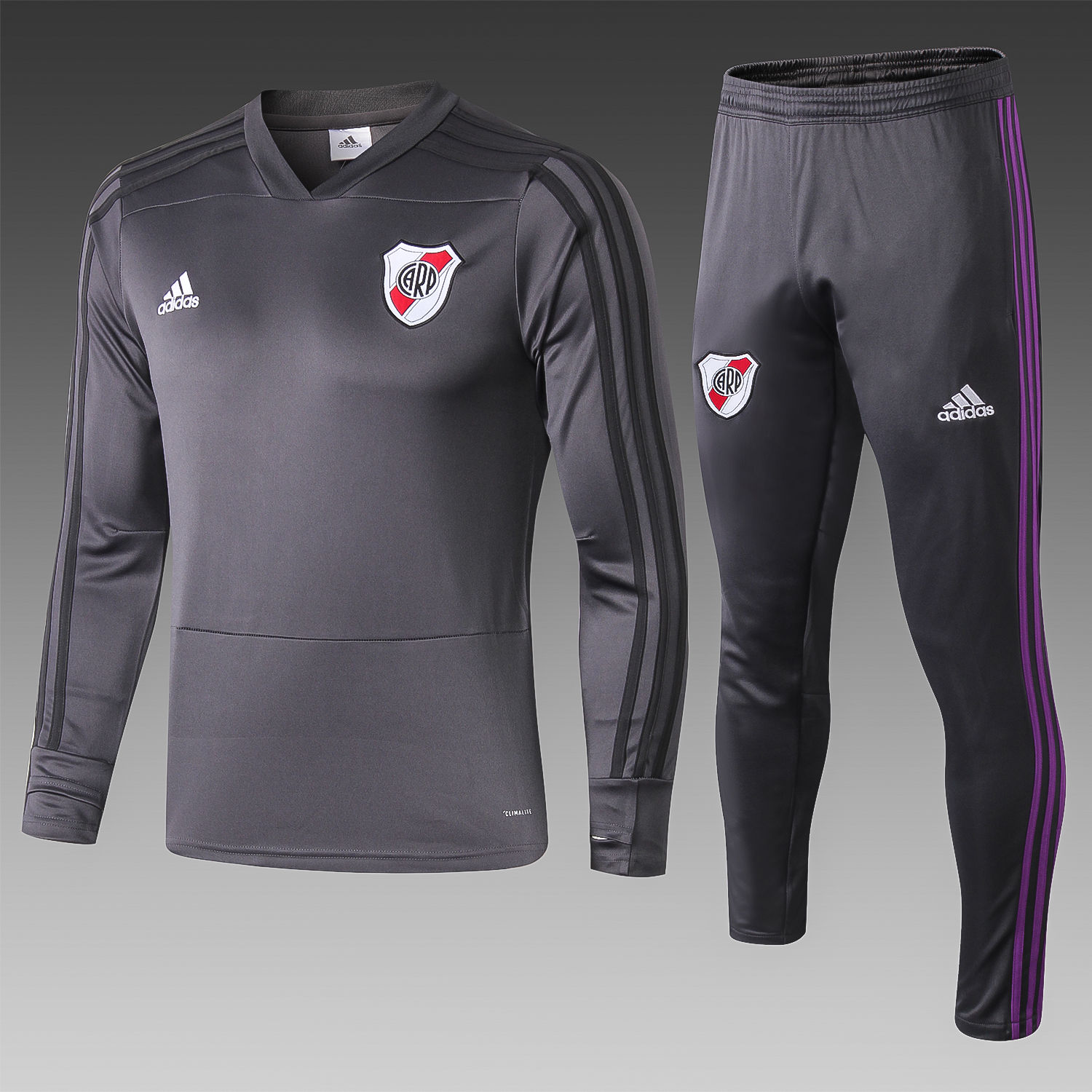 RIVER PLATE TRACKSUIT GREY 19/20