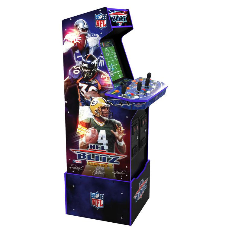 Thumbnail: Arcade1UP NFL Blitz Legends, Wi-Fi 1-4 Player, 3 Games in 1, Video Game Arcade w