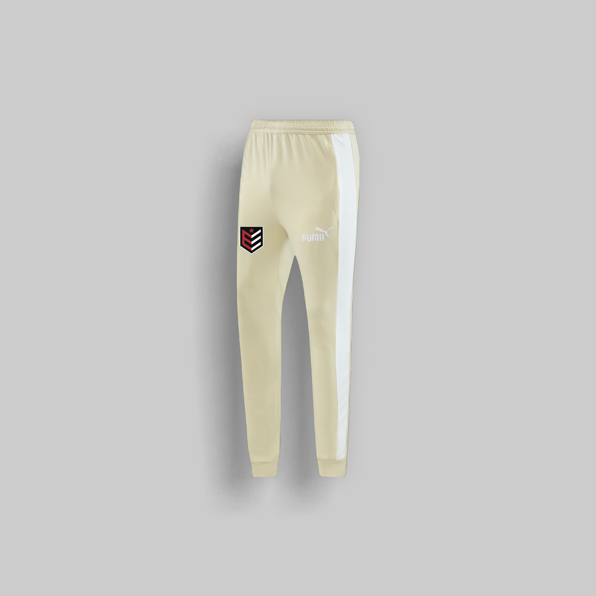 PUMA - ESTUDIANTES BEIGE/WHITE TRACK-PANTS