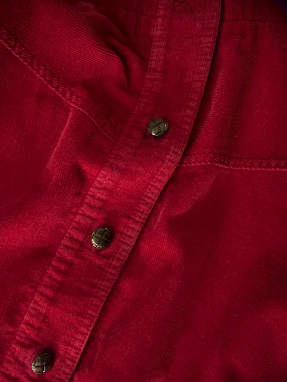 Thumbnail: Corduroy Front-Opening Dress