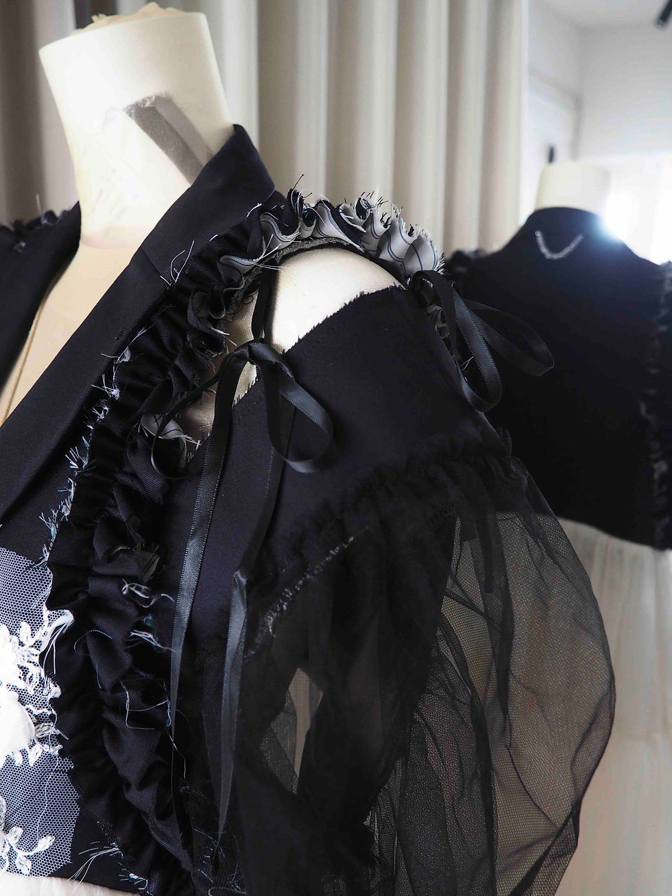 サムネイル： 120℃ jacket / black × white